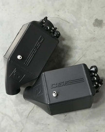 CSF 12-16 BMW M5 (F10) / 12-18 BMW M6 (F06/F12/F13) Twin Charge-Air-Cooler Set - Thermal Black