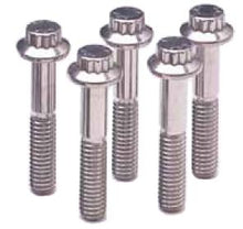 Load image into Gallery viewer, ARP 1/2 in.-13 Thread, 2.500 in 12 Point SS Bolts - Set of 5