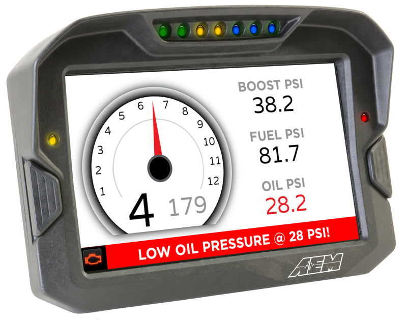 AEM CD-7 Non Logging GPS Enabled Race Dash Carbon Fiber Digital Displa ...