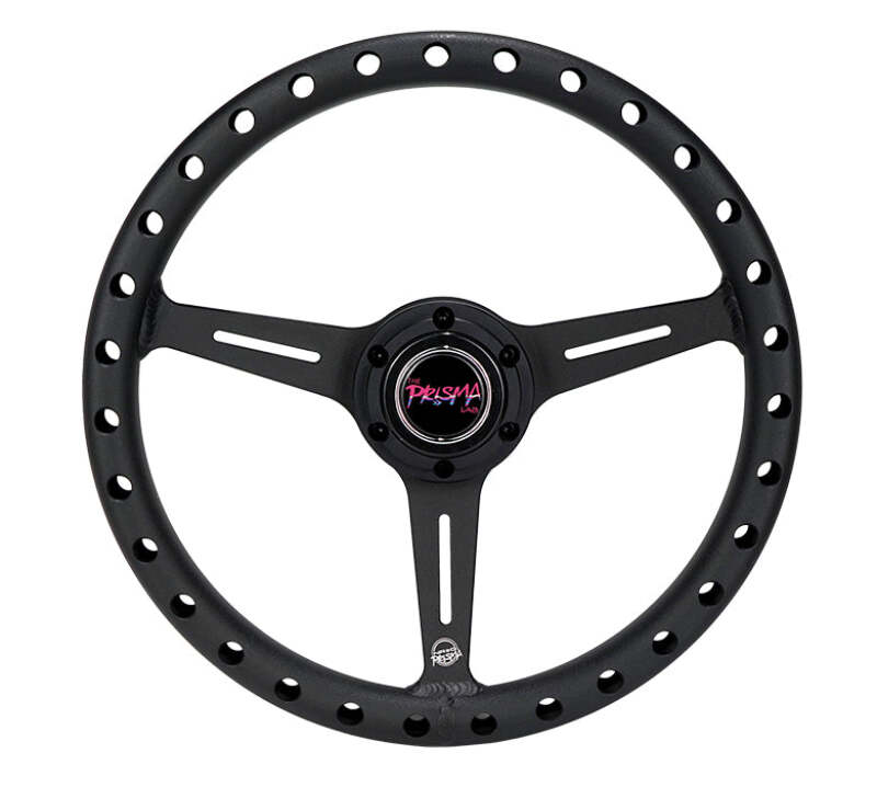 NRG Aluminum Steering Wheel 330mm - Extra Light - Ergonomic Grip - Anadized Black