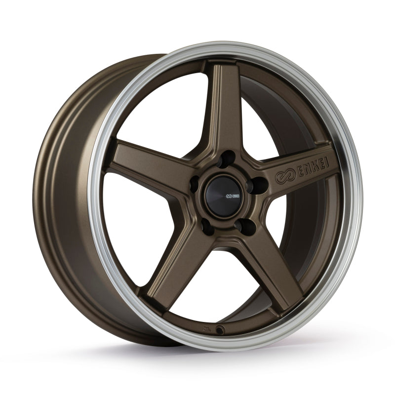 Enkei Quasar 18x8in / 5x114.3 BP / 35mm Offset / 72.6mm Bore - Matte Bronze Wheel