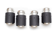 Load image into Gallery viewer, Fabspeed Porsche 958.2 Cayenne Turbo / Turbo S Deluxe Quad Style Tips