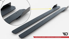 Load image into Gallery viewer, MAXTON DESIGN STREET PRO SIDE SKIRTS DIFFUSERS + FLAPS BM 4 M-PACK G22