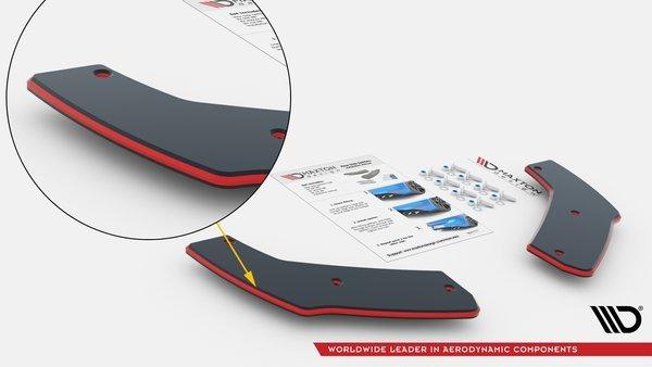 MAXTON DESIGN STREET PRO REAR SIDE SPLITTERS VOLKSWAGEN GOLF R MK7