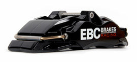 EBC Racing 17-22 Honda Civic Type-R (FK8) Black Apollo-6 Front Left Caliper