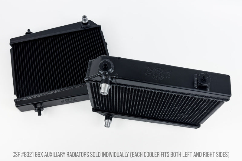 CSF BMW G8X M3/M4/M2 High-Performance Auxiliary Radiator - Single Radiator