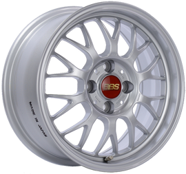 BBS RG-F 15x7 4x100 ET33 Sport Silver Wheel -70mm PFS/Clip Required