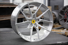 Load image into Gallery viewer, Vossen x Novitec NF8 21x9.5in - 5x114.3 BP - ET38 - Brushed Gloss Clear Ferrari 296 Front Wheel