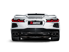 Akrapovic 2020 Chevrolet Corvette Stingray (C8) OPF/GPF Slip-On Line (Titanium) w/ Titanium Tips