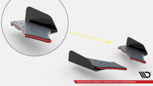 Load image into Gallery viewer, MAXTON DESIGN STREET PRO REAR SIDE SPLITTERS + FLAPS AUDI RS3 SEDAN 8V FACELIFT