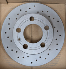 Load image into Gallery viewer, Zimmermann Cross-Drilled Rear Brake Rotor - VW Mk4 Golf, Jetta, New Beetle