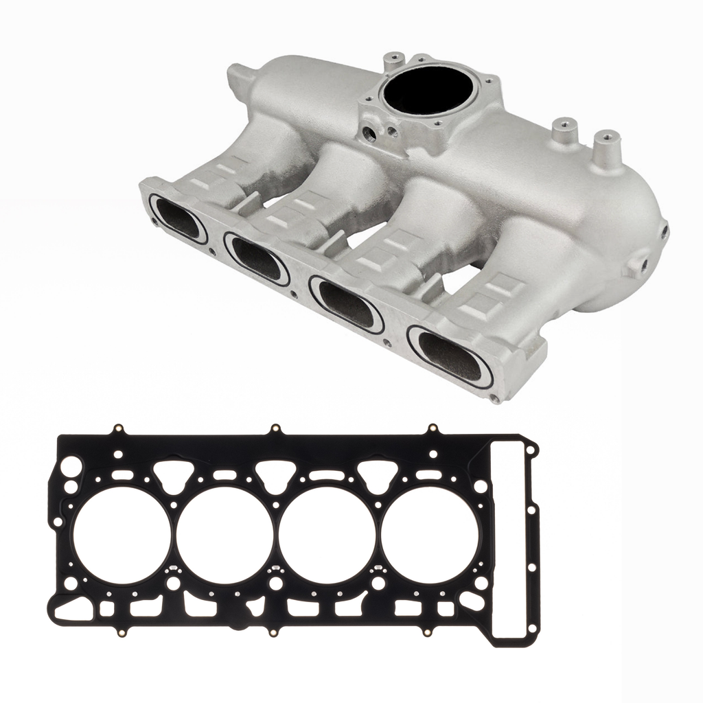 SPA Turbo VW AUDI 2.0T FSI / 2.0 TSI aluminum intake manifold - NEW VERSION! + Cylinder Head Gasket, 82.5mm Bore, Without Valvelift
