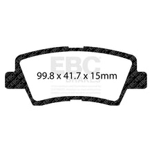 Load image into Gallery viewer, EBC 17+ Kia Sportage 2.0L Turbo (FWD w/Manual PB) Ultimax Rear Brake Pads