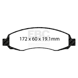 EBC 03-04 Dodge Dakota 2WD 3.7 Ultimax2 Front Brake Pads
