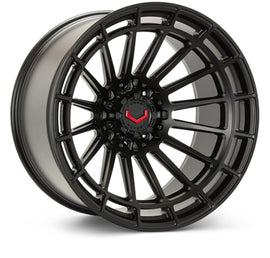 Vossen LCX-01 22x10 - 8x180 - ET18 - Super Deep - 124.3 - Satin Black Wheel