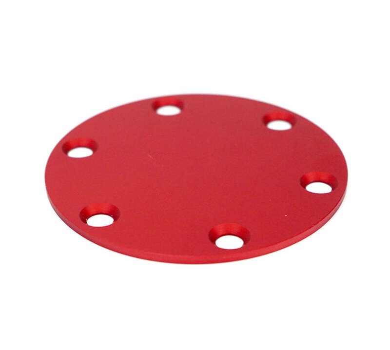 NRG Horn Delete Plate Laser Logo - Red