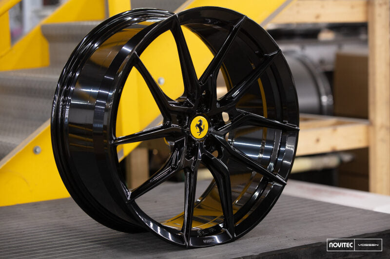 Vossen x Novitec NF8 21x10 - 5x114.3 BP - ET32 - Gloss Black Ferrari 8 ...