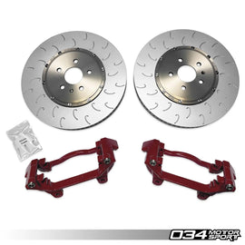 034Motorsport 2-Piece Floating Front Brake Rotor 375mm Upgrade for Mk8 Golf R & Audi 8Y S3