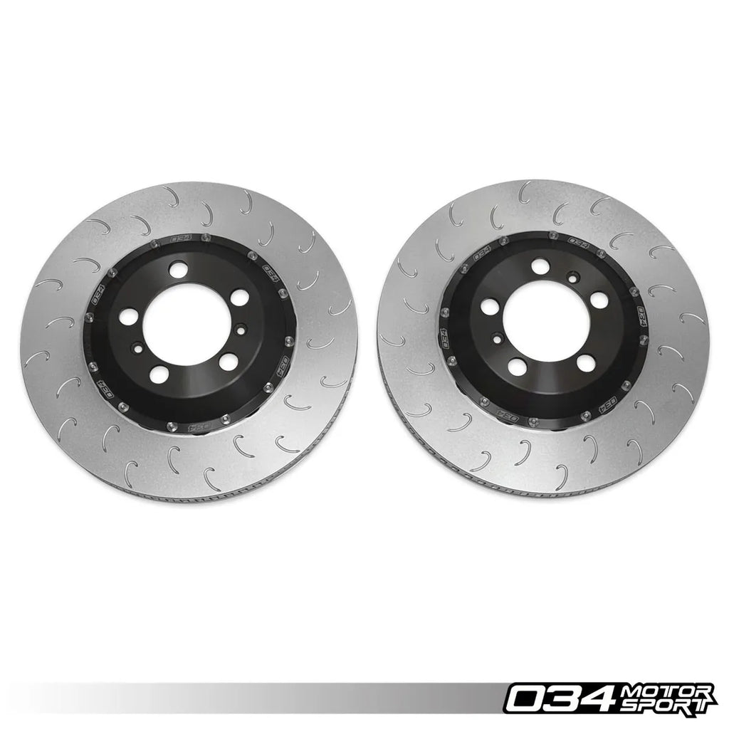 034Motorsport 2-Piece Floating Front Brake Rotor Upgrade for 991.1/991.2 Porsche 911 GT3