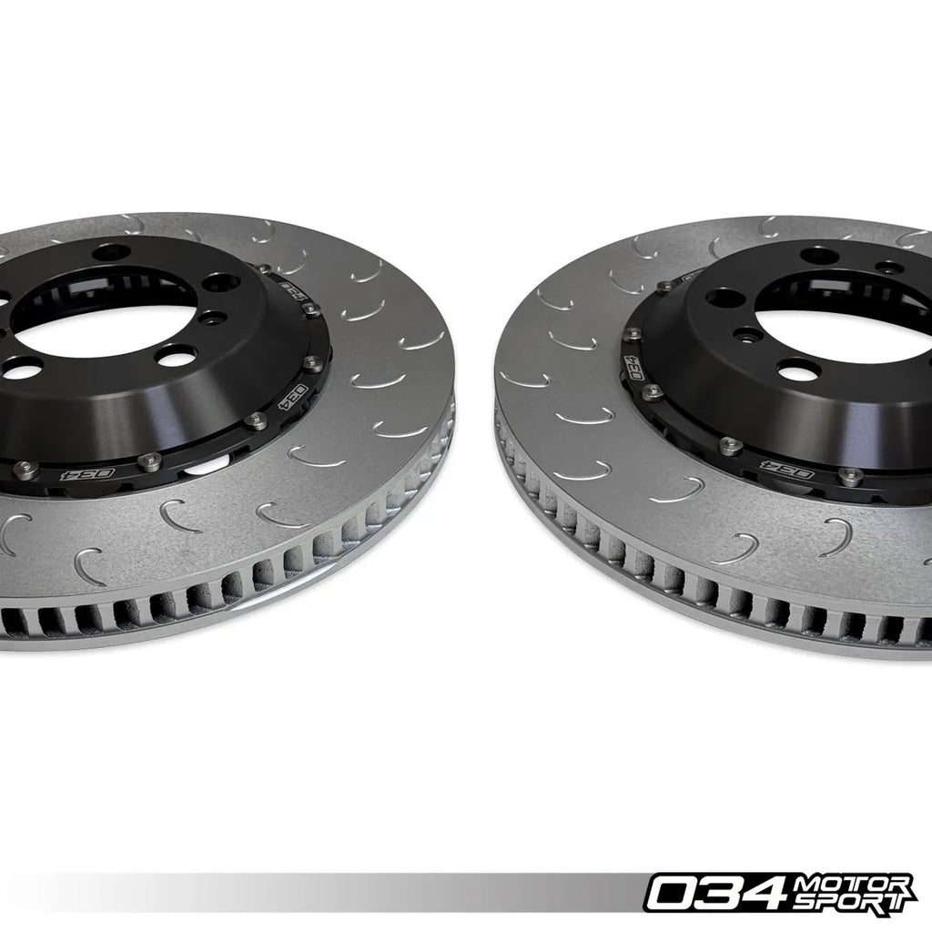034Motorsport 2-Piece Floating Front Brake Rotor Upgrade for 991.1/991.2 Porsche 911 GT3