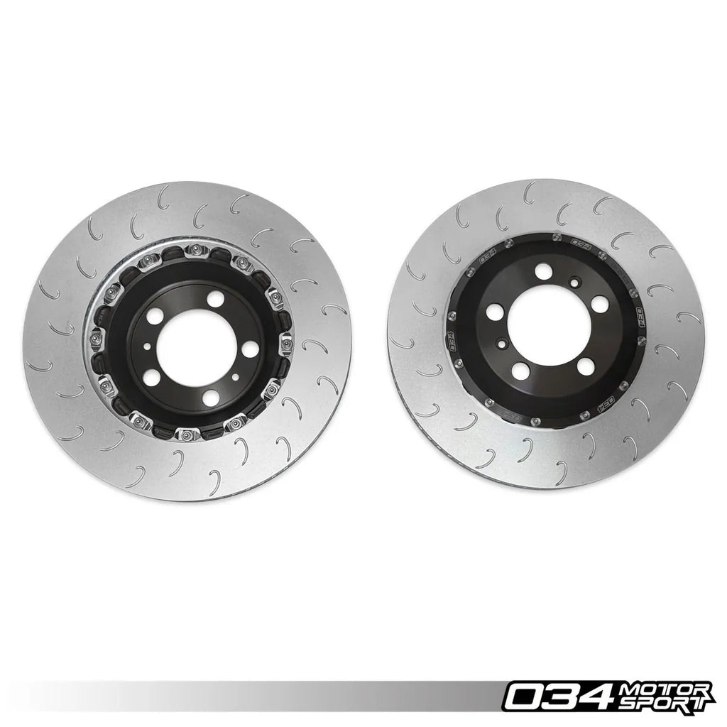 034Motorsport 2-Piece Floating Front Brake Rotor Upgrade for 991.1/991.2 Porsche 911 GT3