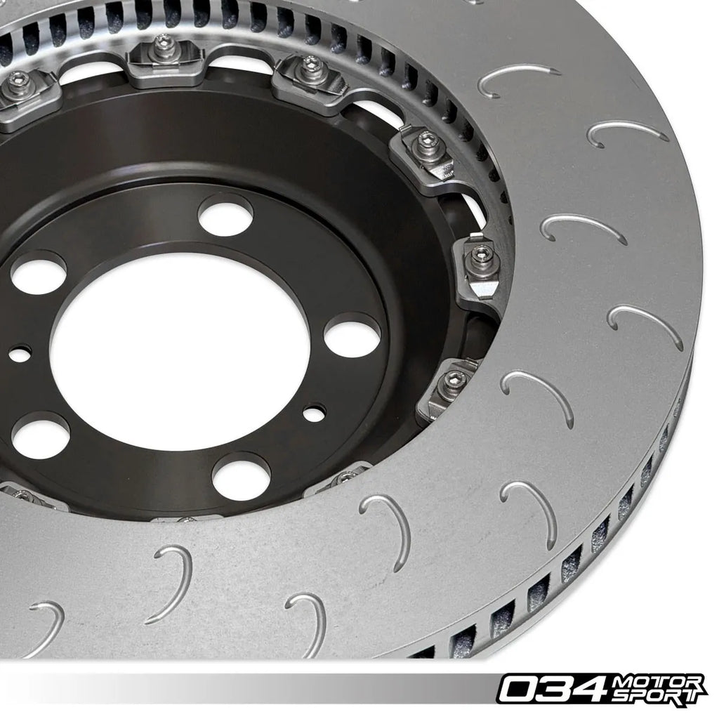 034Motorsport 2-Piece Floating Front Brake Rotor Upgrade for 991.1/991.2 Porsche 911 GT3