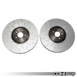 034Motorsport 2-Piece Floating Front Brake Rotor Upgrade for Audi C8 RS6 & RS7