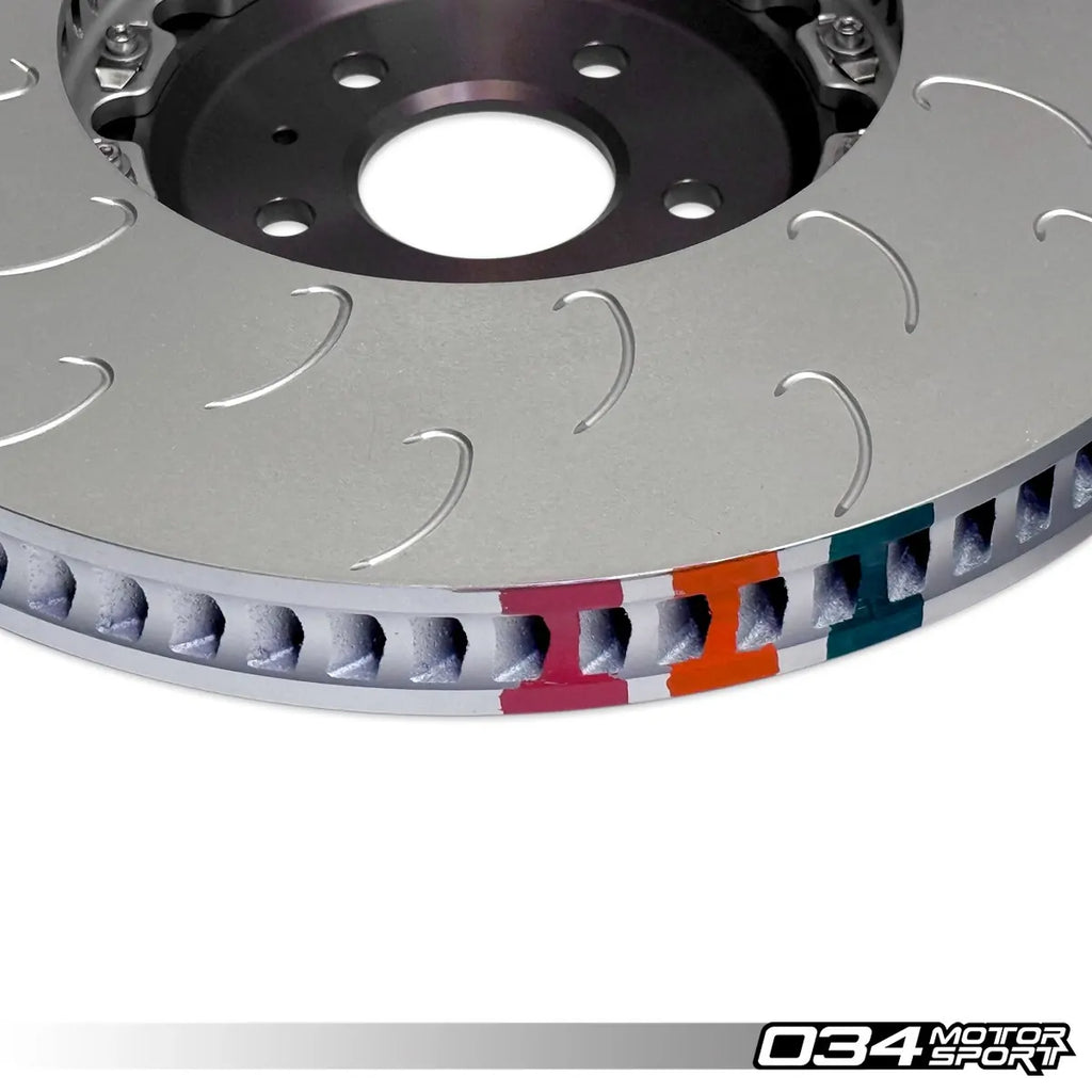 034Motorsport 2-Piece Floating Front Brake Rotor Upgrade for Audi C8 RS6 & RS7