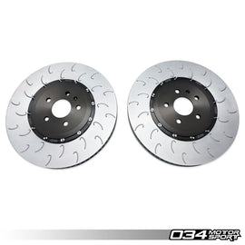 034Motorsport 2-Piece Floating Front Brake Rotor Upgrade Kit for 8Y Audi RS3