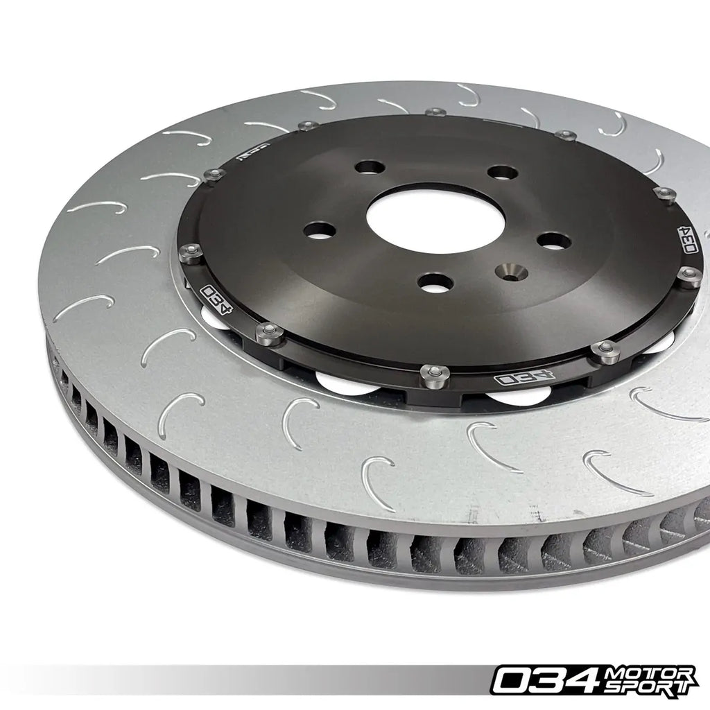 034Motorsport 2-Piece Floating Front Brake Rotor Upgrade Kit - Audi 8S TTRS