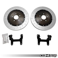 Load image into Gallery viewer, 034Motorsport 2-Piece Floating Rear Brake Rotor 370mm Upgrade - B9/B9.5 Audi A4/S4, A5/S5, Q5/SQ5, RS4/RS5