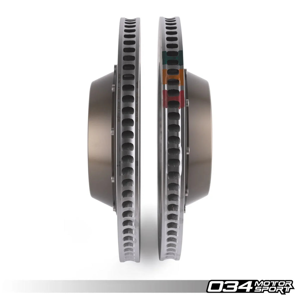 034Motorsport 2-Piece Floating Rear Brake Rotor Upgrade for 991.1/991.2 Porsche 911 GT3
