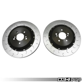 034Motorsport 2-Piece Floating Rear Brake Rotor Upgrade Kit for F8X BMW M2 Competition/CS, M3/M4 C/CS, & M4 GTS (2NH/2NK Caliper)