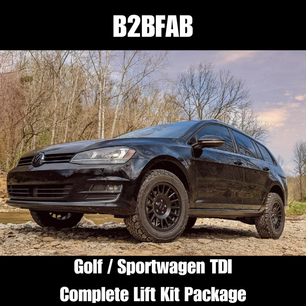 VW Mk7 Golf, Sportwagen TDI Complete Lift Kit Package