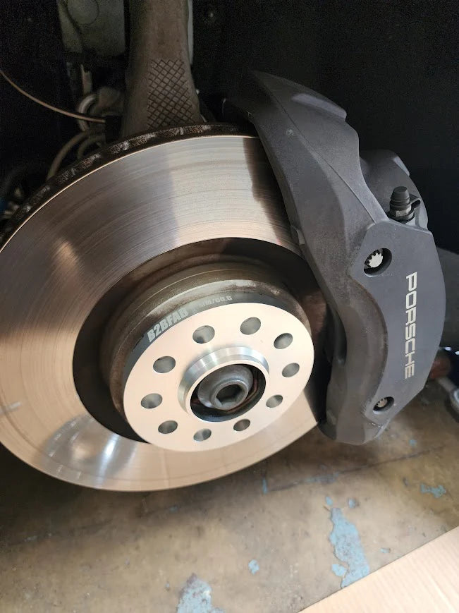 B2BFAB 15mm wheel Spacer Pair, 5x112 for 66.6 Center Bore