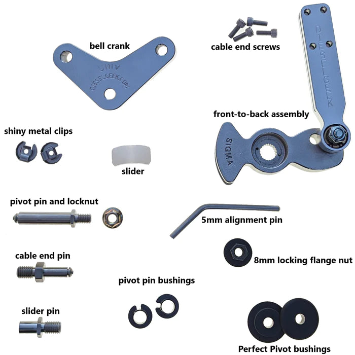 Dieselgeek Sigma 6 Speed Short Shift Kit - 3rd Generation Design