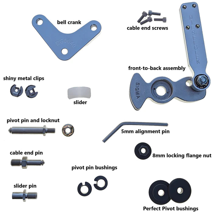 Dieselgeek Sigma 5 Speed Short Shifter for MK5, MK6 and MK7 (also fits 1.4T/1.5T 6 Speed) - 3rd Generation Design