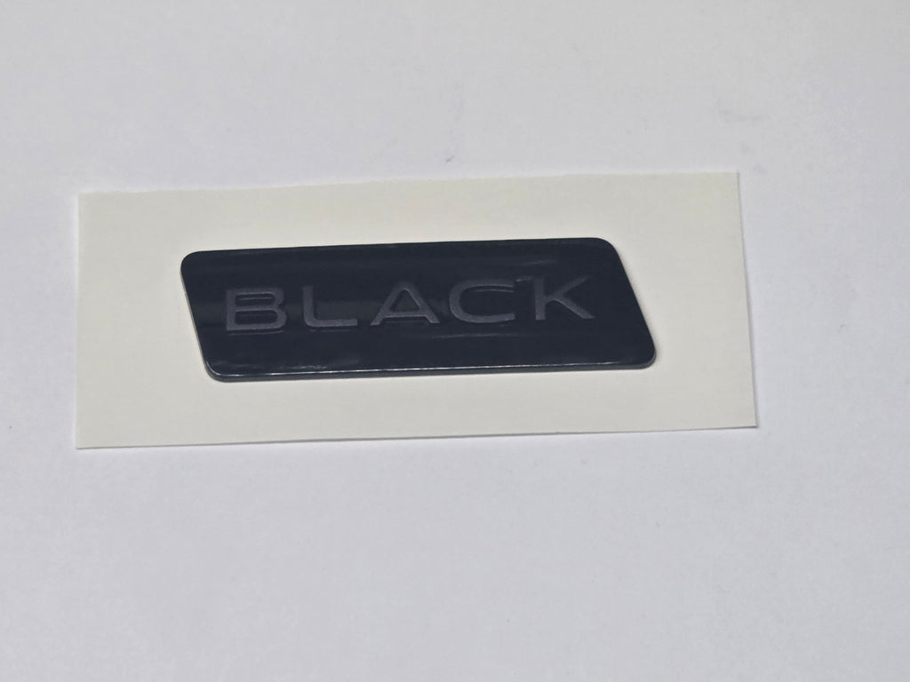 Genuine VW Mk8.5 Golf R Black Edition B Pillar Emblem Kit