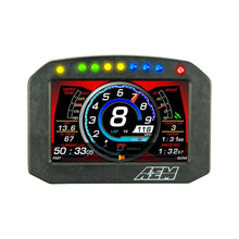 Load image into Gallery viewer, AEM CD-5LG Carbon Logging Flush Digital Dash Display w/ Internal 20Hz GPS &amp; Antenna