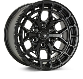 Vossen HFX-6 24x10 - 6x139.7 - ET25 - Deep - 106.1 - Satin Black Wheel