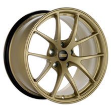 Load image into Gallery viewer, BBS RI-A 18x9 5x114.3 ET50 82mm PFS Required Gold Wheel