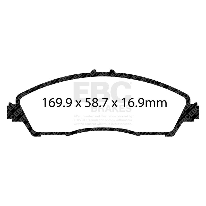 EBC 14+ Acura MDX 3.5 Ultimax2 Front Brake Pads