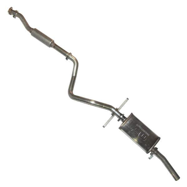 Techtonics Tuned Exhaust,. 2″ CAT BACK LATE ’84-’89 CABRIOLET W/STAINLESS MUFFLER