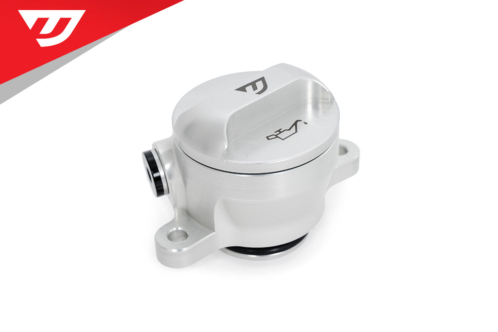 Unitronic Low Profile Oil Fill Neck for Audi 2.5TFSI - Clear Anodized