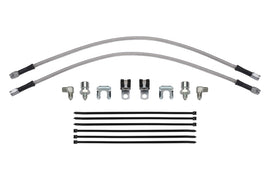 Wilwood flexline kit 22IN. M10X1.50 IF to 90 deg 1/8-27 NPT