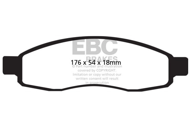 EBC 04-05 Infiniti QX56 5.6 Ultimax2 Front Brake Pads
