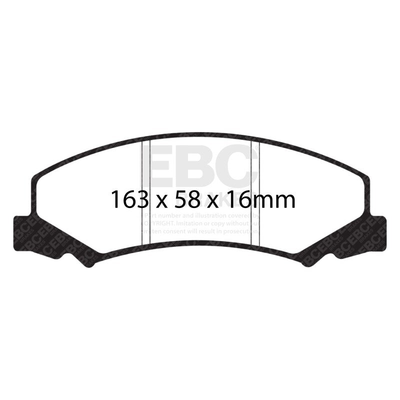 EBC 08-09 Buick Allure (Canada) 5.3 Ultimax2 Front Brake Pads