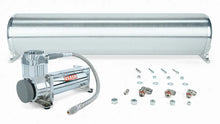 Load image into Gallery viewer, Air Lift Performance 28" FLO Tank w/ Viair 444c Compressor, 1/4" &amp; 3/8" fittings and tank mounting hardware