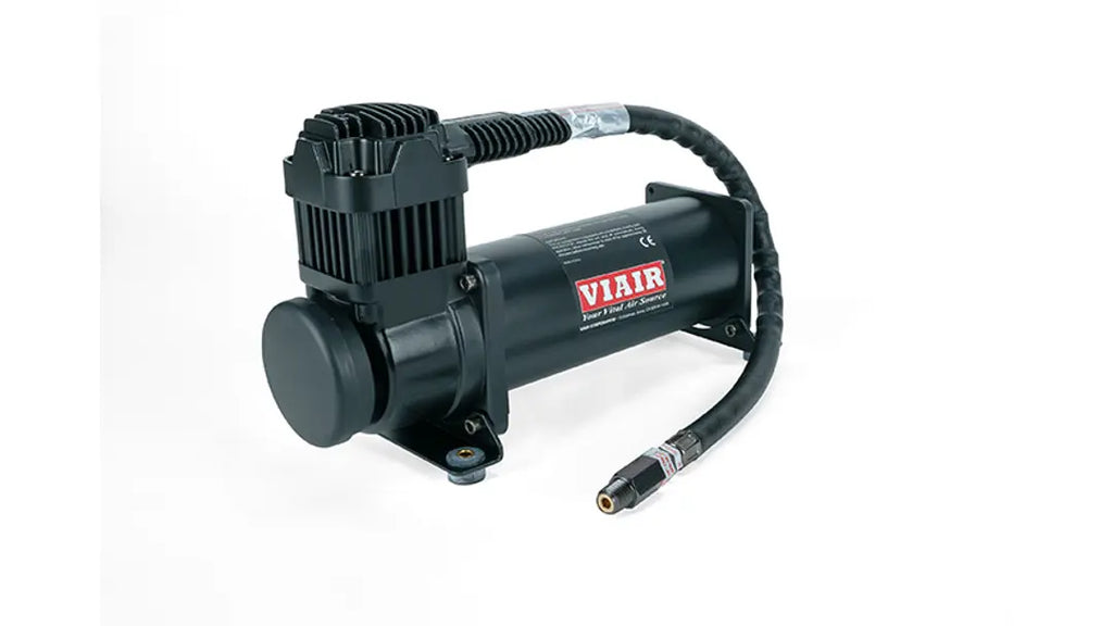 Air Lift Performance 28" FLO Tank w/ Viair 444c black Compressor, 1/4" & 3/8" fittings and tank mounting hardware