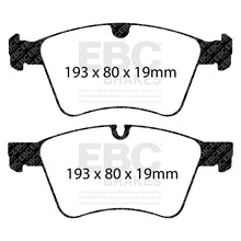 Load image into Gallery viewer, EBC 08-10 Mercedes-Benz GL320 3.0 TD (373mm Front Rotors) Greenstuff Front Brake Pads